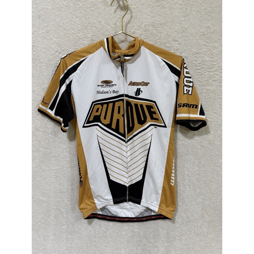 Hincapie Purdue Boilermakers University Cycling Jersey Size Large Men's